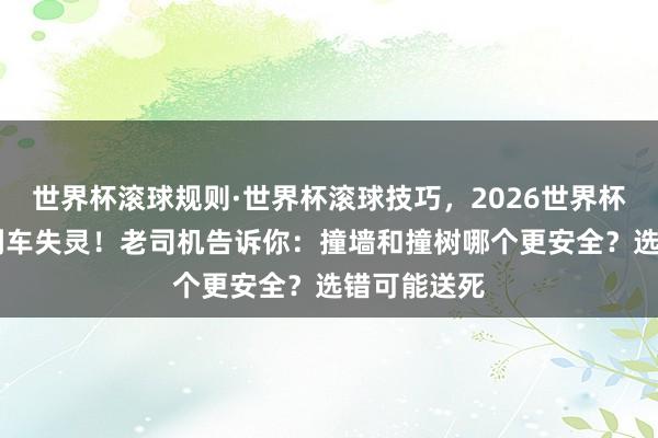 世界杯滚球规则·世界杯滚球技巧，2026世界杯文字直播 刹车失灵！老司机告诉你：撞墙和撞树哪个更安全？选错可能送死